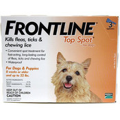 Frontline For Dogs And Puppies 11-22Lb 3 Pack Wholesale Bulk