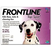 Frontline For Dogs And Puppies 45-88 Lb 3 Pack Fleas & Ticks Wholesale Bulk