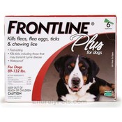 Frontline Plus For Dogs And Puppies 89-132 Lb 6 Pack Wholesale Bulk