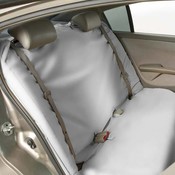 Compact to Mid-Sized Rear Seat Protector Gray