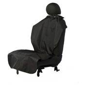 Front Seat Poncho Protector Heavy Duty Black