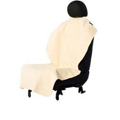 Front Seat Poncho Protector Deluxe Tan