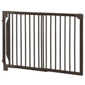 Expandable Walk-Thru Pet Gate Coffee Bean