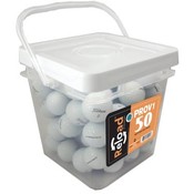 50 Ball Bucket of PROV1/PROV1X Recycled Golf Balls