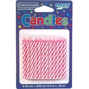 Birthday Candles Pink 24 Ct