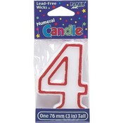 Birthday Candle Number Four