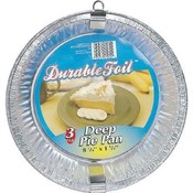 Pie Pan Aluminum Large 3 Count
