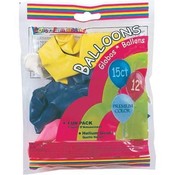 Party Balloons Asst 15Ct