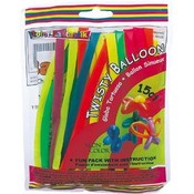 Twist Balloons 15Ct Neon Asst