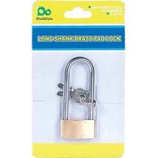 Brass Padlock Long Shank