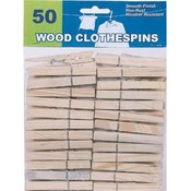 Wood Clothespins 50 Ct.