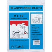 Plastic Drop Cloth  9 X 12 Ft