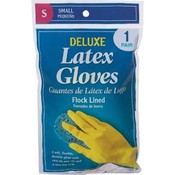 Deluxe Latex Gloves Small 1Pr