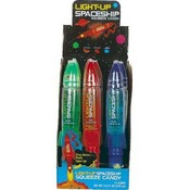 Light Up Spaceship Candy Cd Wholesale Bulk