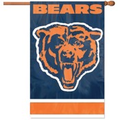 Chicago Bears Applique Banner Flag