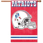 Patriots Retro Pat the Patriot Applique Banner Flag