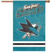 San Jose Sharks Applique Banner Flag