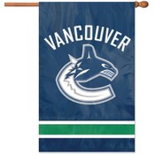 Vancouver Canucks Applique Banner Flag