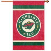 Minnesota Wild Applique Banner Flag