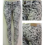 Ladies Fashion Long Pants - Printed Flowers