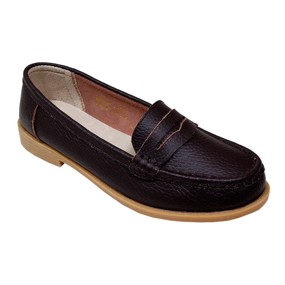 Wholesale Women's Cognac Penny Loafer Moccasins DollarDays