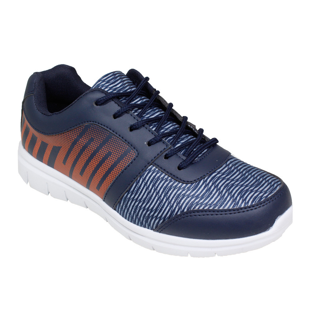 navy orange sneakers