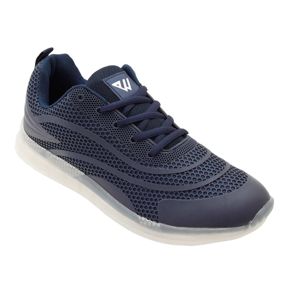 Wholesale Mens Mesh Athletic Sneakers Navy Dollardays 3710