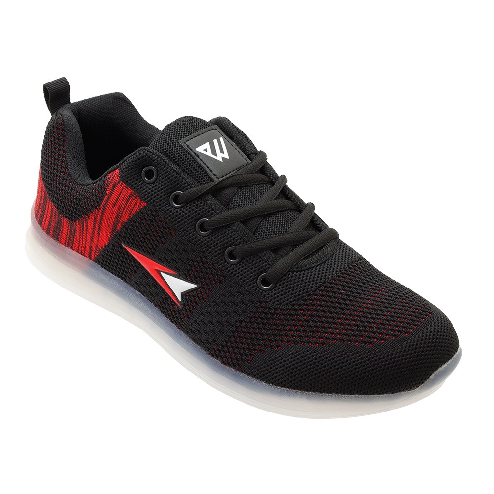 Wholesale Mens Casual Athletic Sneakers Black Red Sku 2340079 Dollardays 0446