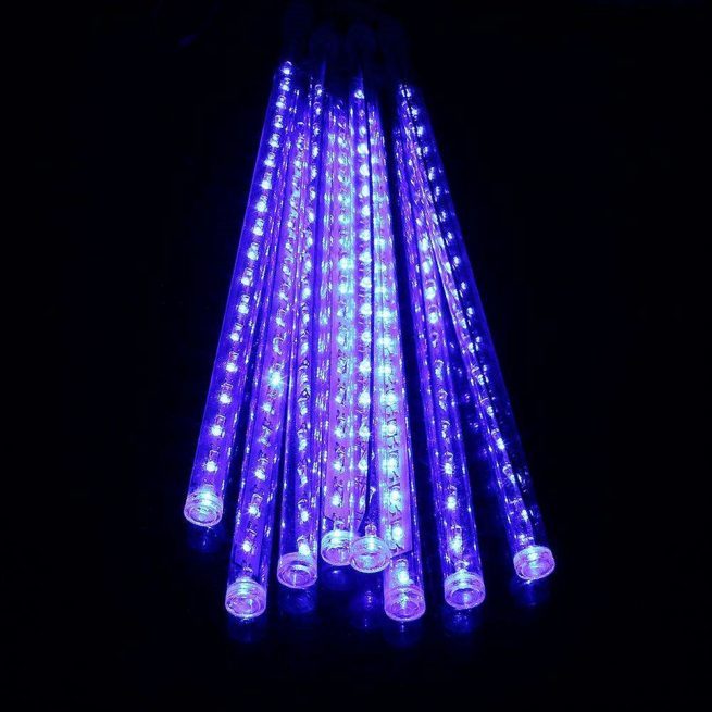 Wholesale Snowfall LED Tube Lights in Purple DollarDays