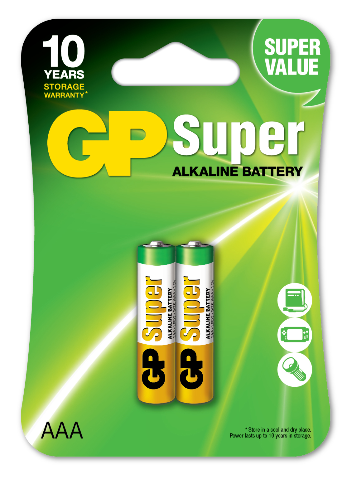 Wholesale GP Super AAA Alkaline Batteries, 2 Pack DollarDays