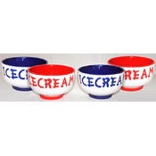 KitchenWorthy Ice Cream Bowl Set