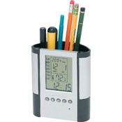 Premium Pen Holder with Clock