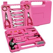 Ruff &amp; Ready 57 Piece Pink Tool Kit Set