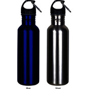 Worthy Wide-Mouth 18/8 Stainless Steel Sports Bottle - Blue