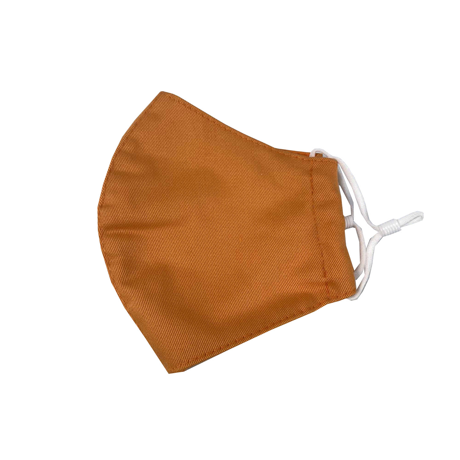 Wholesale Washable 3Ply Face Masks Orange, 9" x 6"