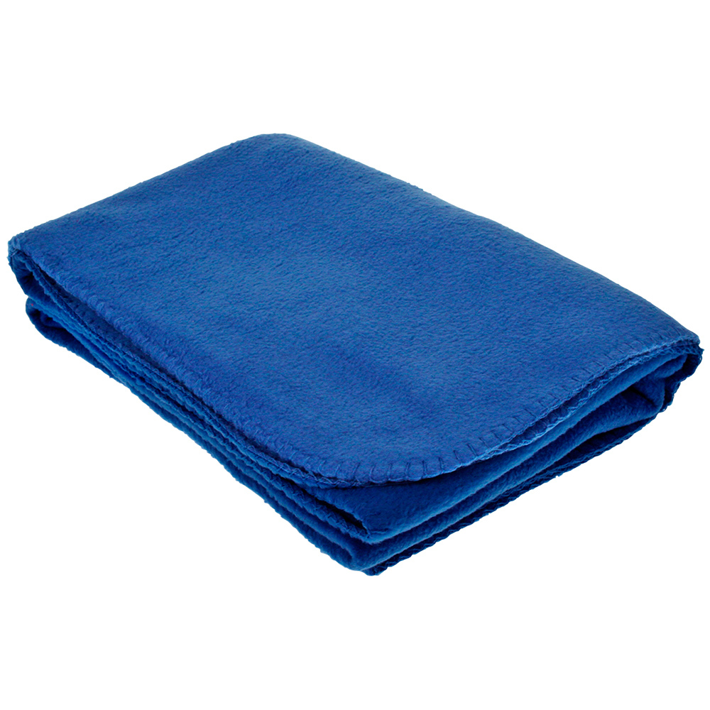 Wholesale Large Fleece Blankets Blue, 45" x 60"