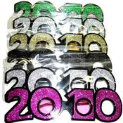 Large 2010 New Years Glasses