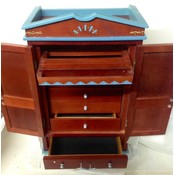 Jewelry box/cabinet wooden