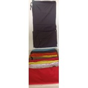 Laundry bag with drawstring in asst colors