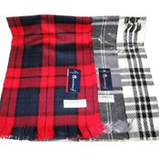 Men's Plaid Winter Scarves