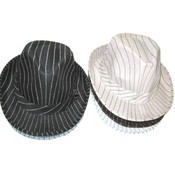 Mens Striped Dress Hat