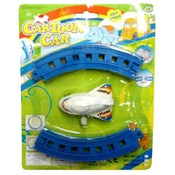 Wind Up Plane Toy on Track