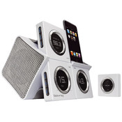 Boynq White Wakeup Ipod Speaker