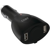 Dual Usb Car Chargr Black