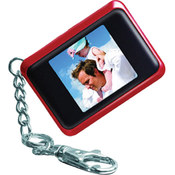 Coby Digital Photo Keychain Red