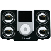 I.Sound Black Portable Speaker 4 Ipod
