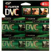 Fuji 60Min Mini Digital Video Tape 4Pk