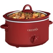 4Quart Oval Slowcooker- Red