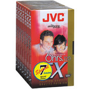 JVC 120Min VHS 7-Pk Tapes