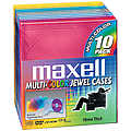 Maxell 10Pk Cd Jewel Box Colors